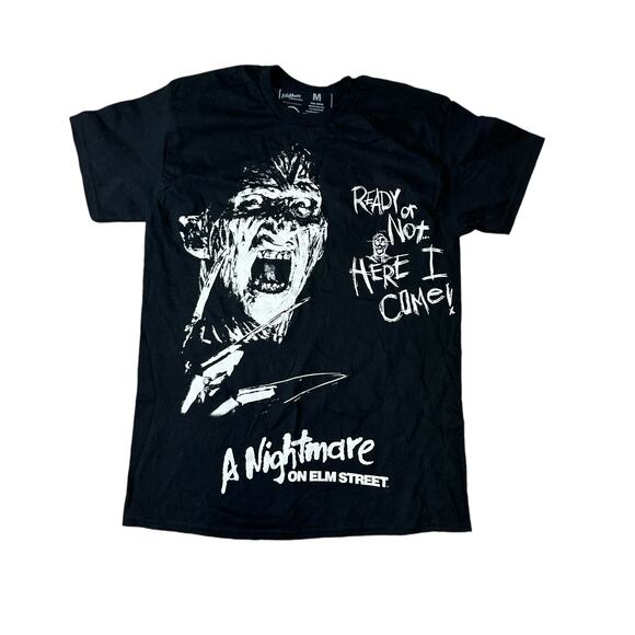 Hot Topic Nightmare On Elm Street All-Over Print Men’s T-Shirt Medium Horror - Picture 1 of 4